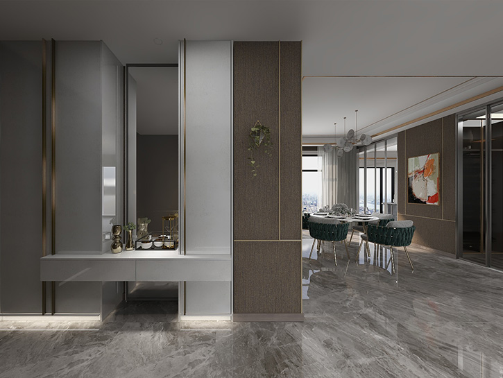 玄關(guān)柜定制-實(shí)木飾面板